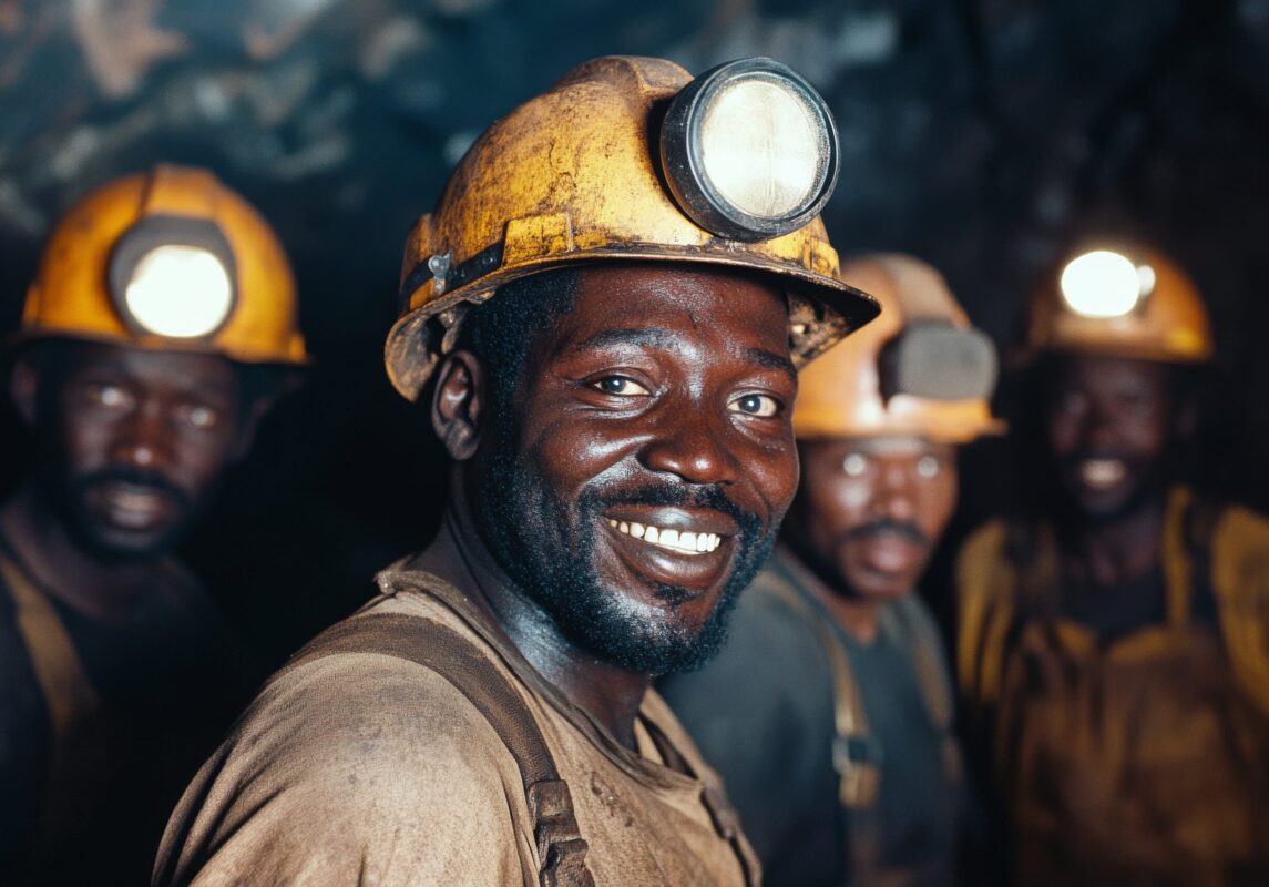 miners worker underground ore mining